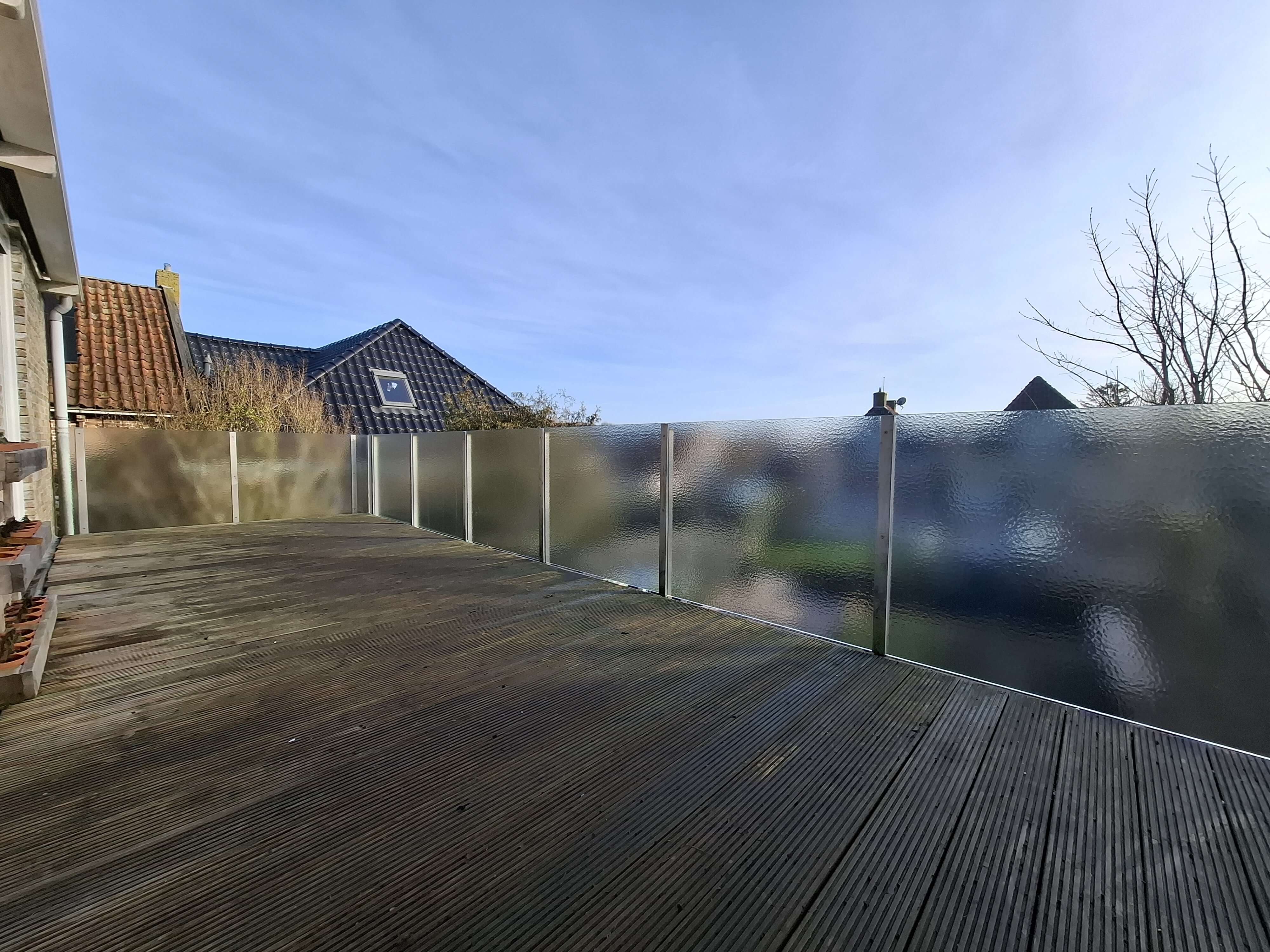 Glazen balustrade Arum