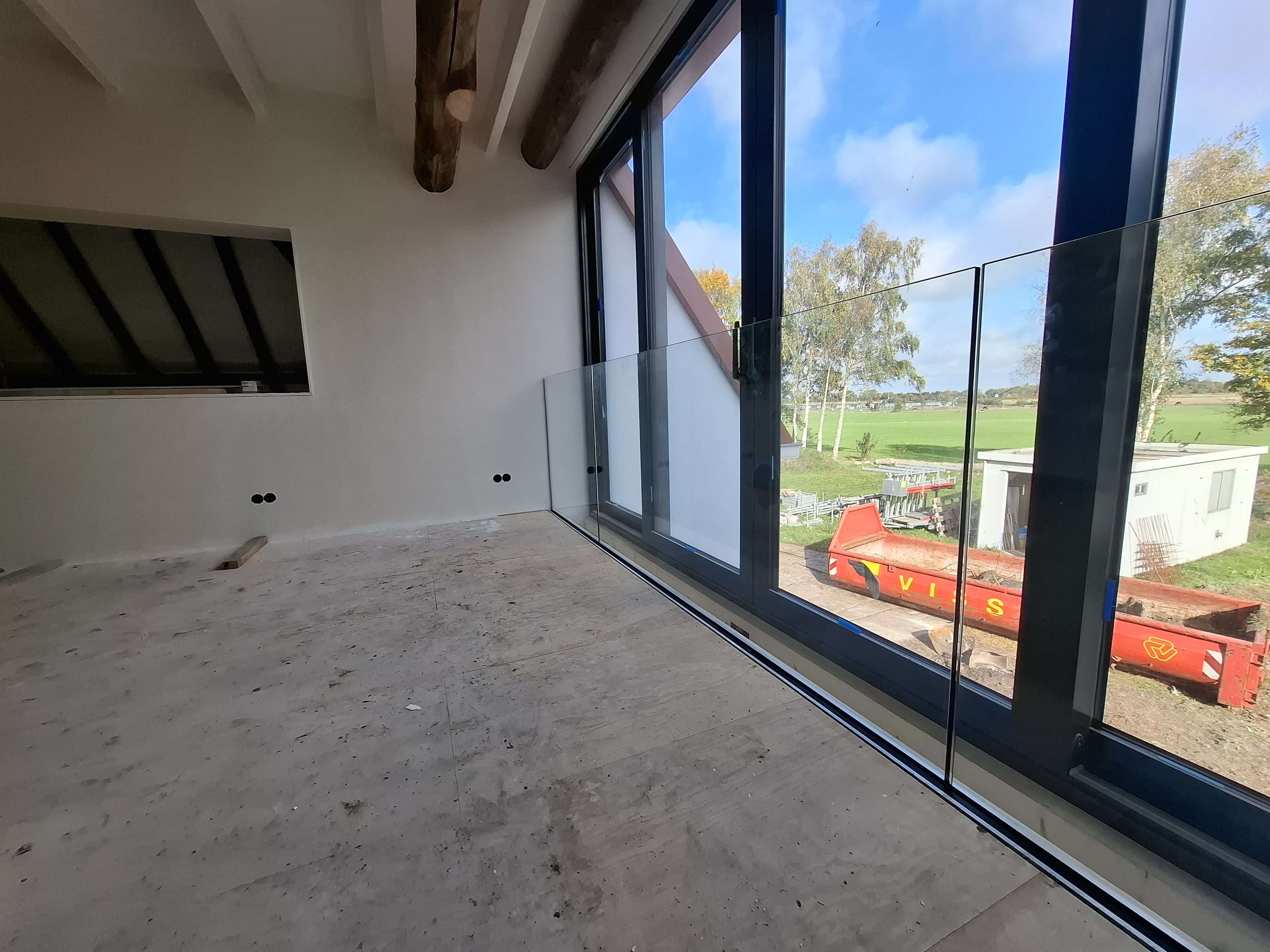 Glazen balustrade Wijckel