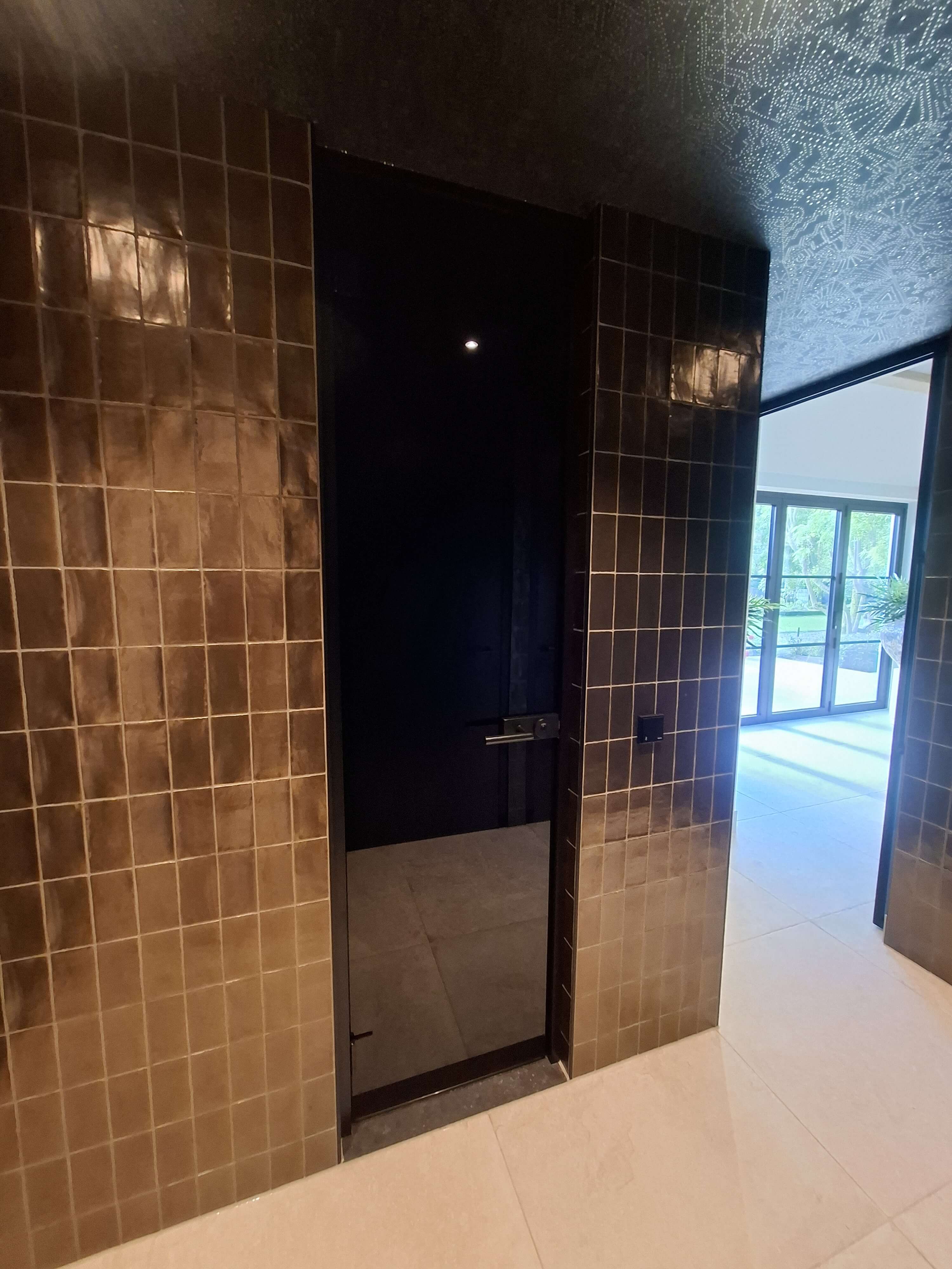 Glazen deur Warmenhuizen